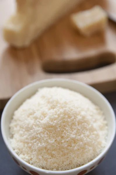 Vista de cerca del queso parmesano — Foto de Stock