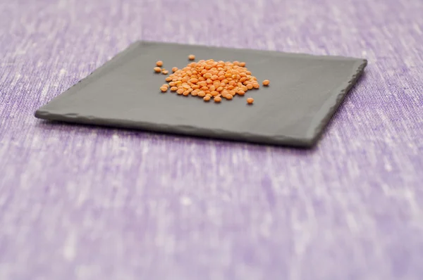 Close-up view of Organic Red Lentils — Stock Photo, Image