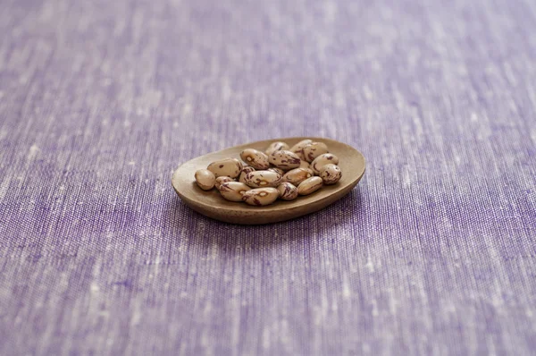 Close-up view of Italian organic Pinto Beans — Stock Photo, Image