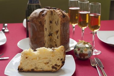 İtalyan panettone yakından görmek