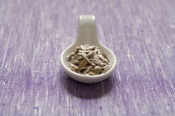 Close up view of organic Sunflower Seeds — Stock Photo, Image