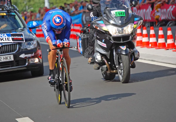 David zabriskie, prologu Tour de france 2012 — Zdjęcie stockowe