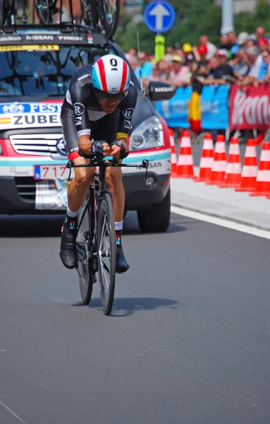 Haimar Zubeldia, prólogo del Tour de Francia 2012 — Foto de Stock