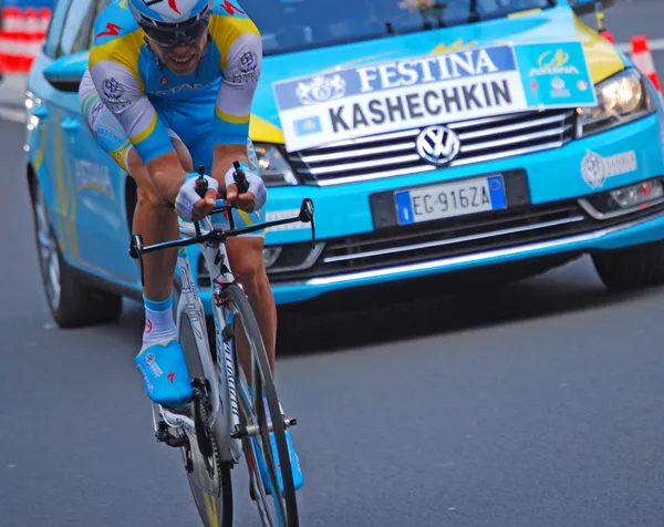 Andrey Kashechkin, prólogo del Tour de Francia 2012 — Foto de Stock