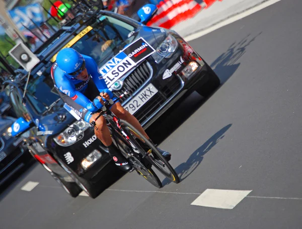 Tom danielson, prologu Tour de france 2012 — Zdjęcie stockowe