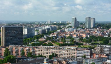 Brüksel'in panoramik görünüm