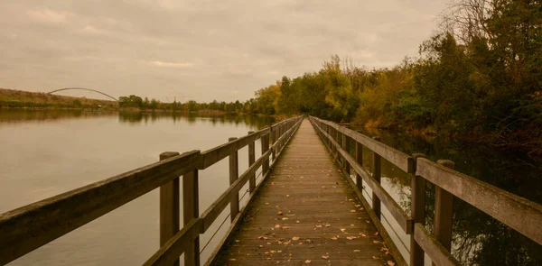 Krásný Výhled Jezero Graviere Brock — Stock fotografie