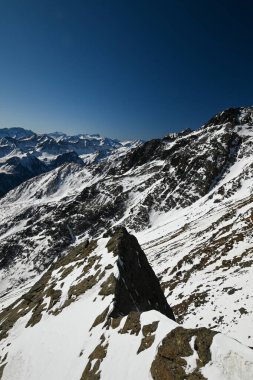 Stelvio Ulusal Parkı 'nın güzel manzarası
