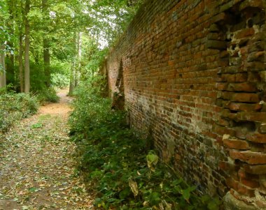 Enghien parkının güzel manzarası