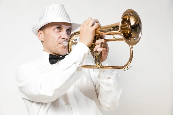 Trompetista — Fotografia de Stock