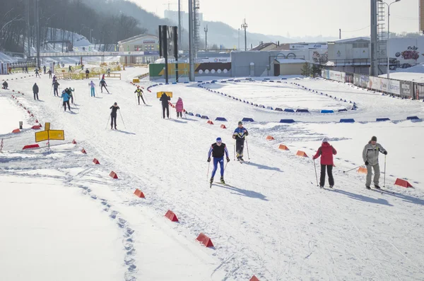 Sports d'hiver en Oufa de Russie — Photo