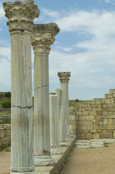 Ruins of old city Hersones — Stock Photo, Image