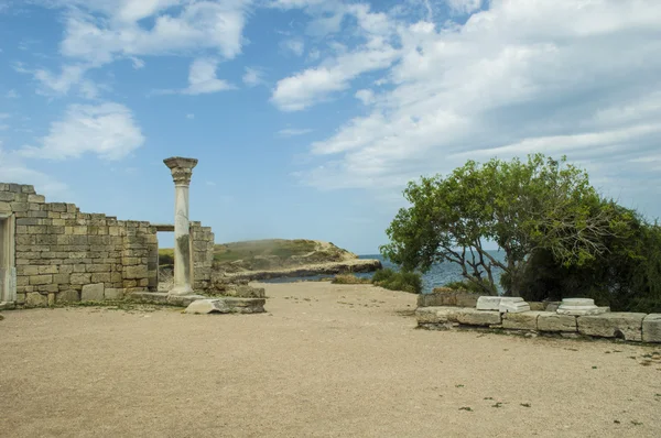 Ruines de la vieille ville Hersones — Photo