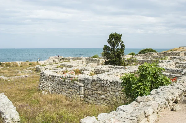 Ruines de la ville ancienne Hersones — Photo