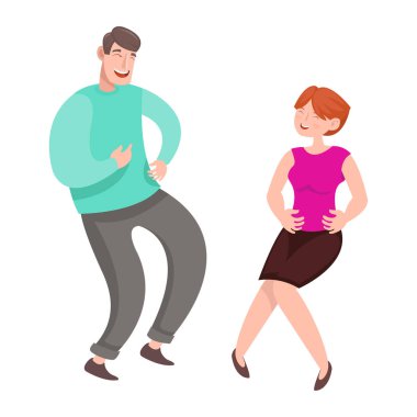 Bir çift genç, dünyanın kahkahalarına gülüyor.