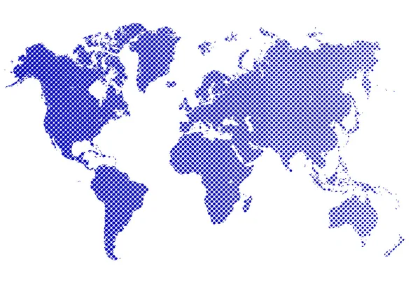 Carte du monde - vecteur d'affaires — Image vectorielle