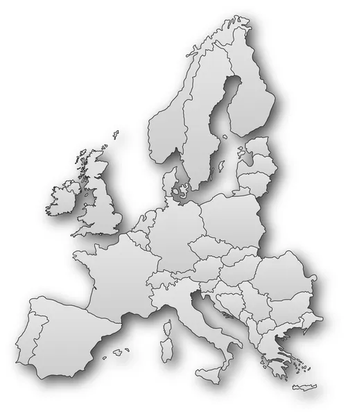 Carte de l'Europe Graphismes Vectoriels