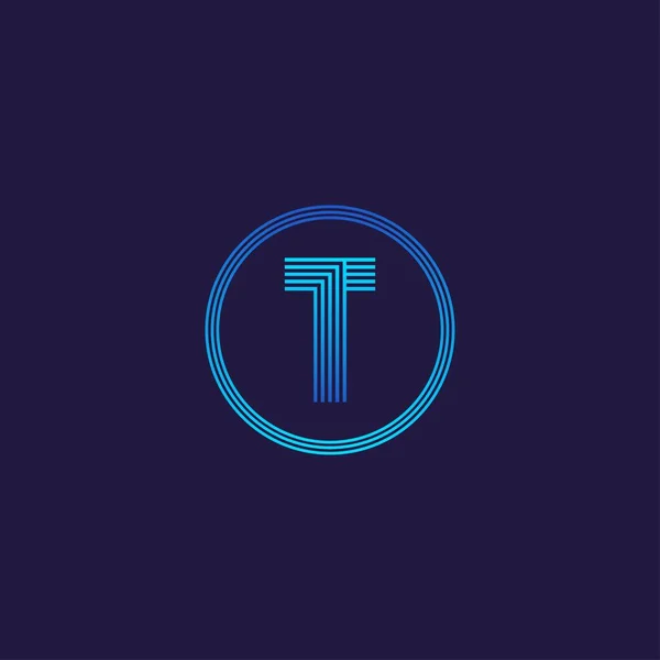 Логотип Літери Технологічна Компанія Цифровий Логотип — стоковий вектор