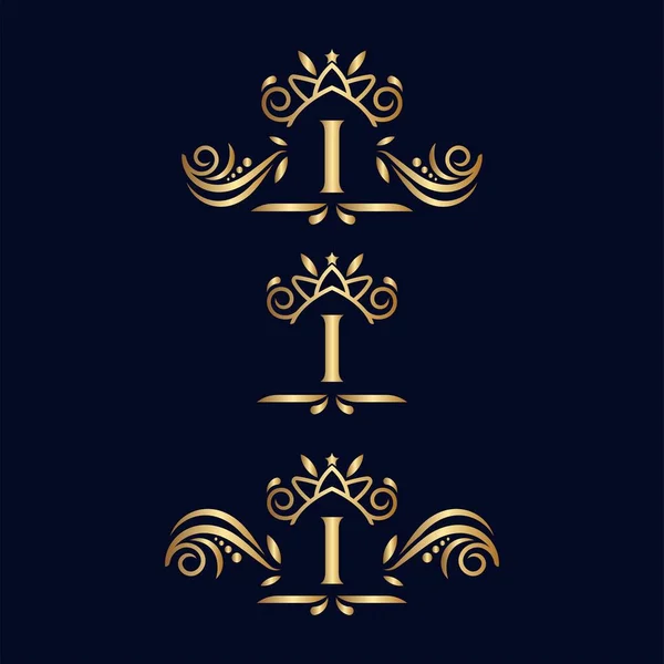 Royal Luxury Ornate Logo Report — 图库矢量图片