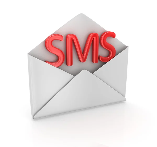 SMS concept — Stockfoto