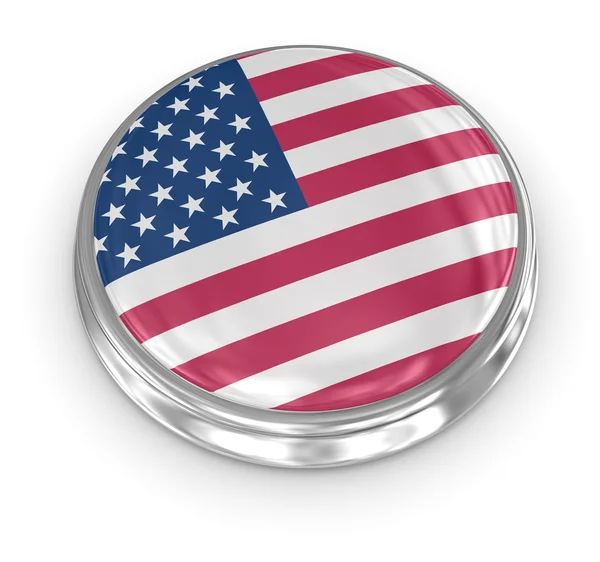 Flag badge — Stock Photo, Image