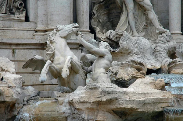 Fontána trevi v Římě, Itálie Stock Fotografie