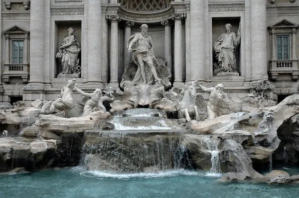 Fontána trevi v Římě, Itálie Stock Obrázky