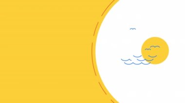 Denizde karikatür balığının 4k videosu.