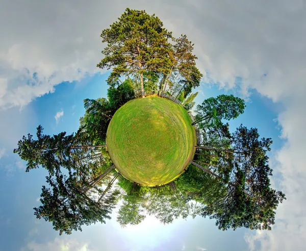 küçük gezegen - yaz saati, Küre - 360 derece panorama