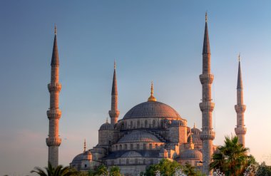 Sultanahmet Camii, istanbul, Türkiye'de sanat şaheseri.