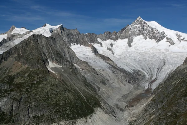 Aletsch Buzulu - üst — Stok fotoğraf