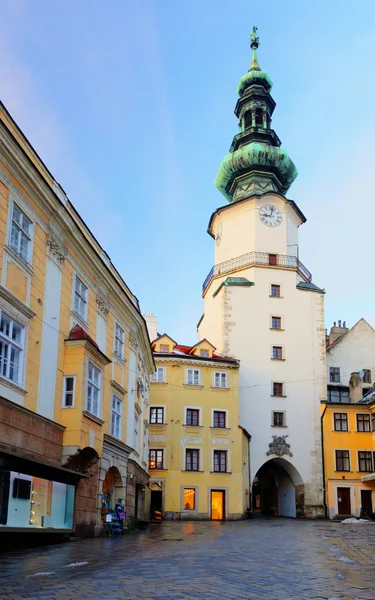 Bratislava - Michael Tower (Michalska Brana), Eslováquia. Histórico — Fotografia de Stock