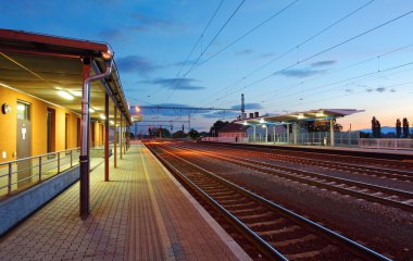 yolcu tren istasyonu - demiryolu