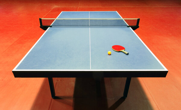 Equipment for table tennis - racket, ball, table