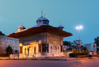 istanbul'da tarihi Topkapı Sarayı-selamlama kapısı
