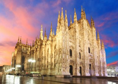Milan cathedral dome clipart