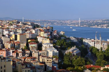 gün batımında İstanbul Panoraması