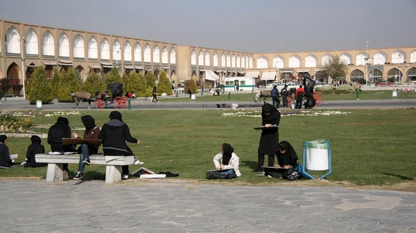 Naqsh-i jahan Platz in esfahan in iran — Stockfoto