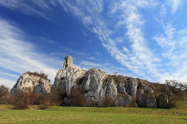 Ruin of castle in Waisenstein, Palava-Moravia, Czech republic — Stock Photo, Image