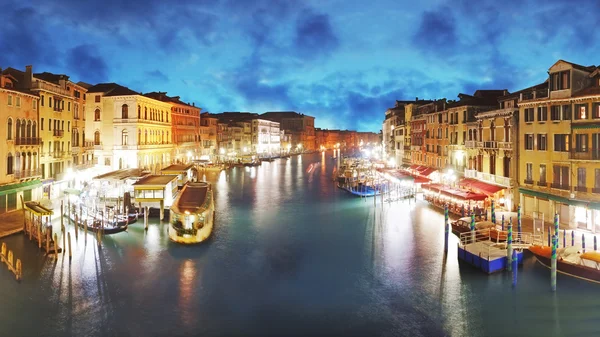 Venedik - grand canal rialto Bridge, İtalya