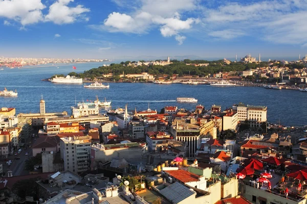 Istanbul vom galata turm, türkei — Stockfoto