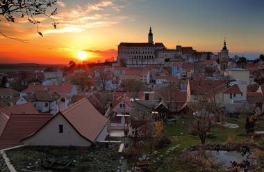 Çek Cumhuriyeti'nde günbatımı