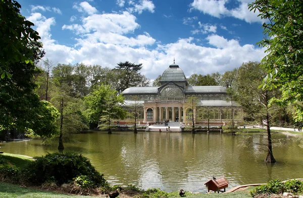 Palácio de Cristal no Parque do Retiro — Fotografia de Stock