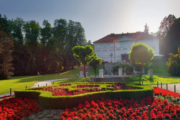 Slovinsko Lublaň tivoli hrad — Stock fotografie