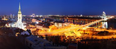 Bratislava cityspace - panorama Kalesi: