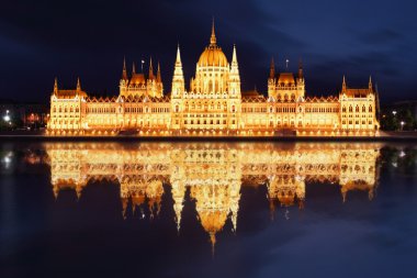 Budapeşte - Macaristan Parlamentosu'nun geceleri - Macaristan