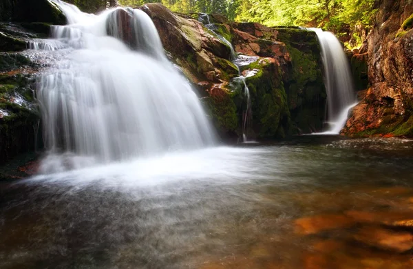 Small elbe waterfall — Stock Photo, Image