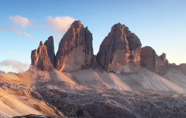 Itália Alpes moutnain - Tre Cime di Lavaredo — Fotografia de Stock