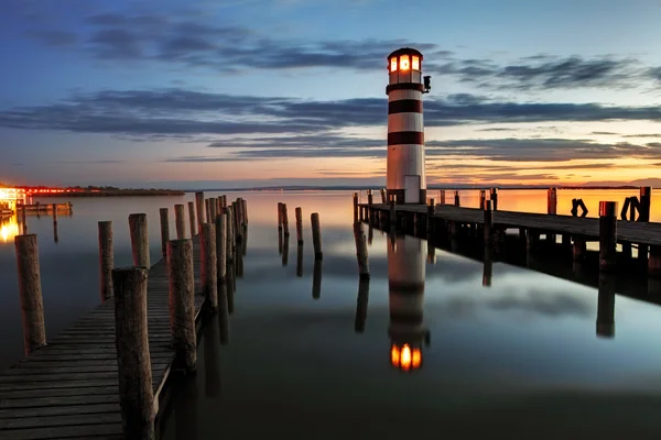 Gece Feneri — Stok fotoğraf