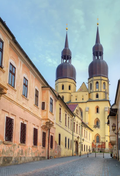 Szent Nicolas templomot, Nagyszombat, Szlovákia - Kelet-Európa — Stock Fotó